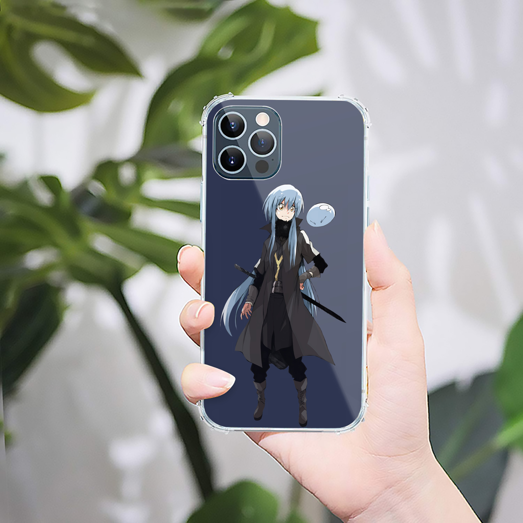 （画像用） 転スラ Regarding Reincarnated to Slime 【iPhone 12シリーズ対応】透明スマホケース（クリアソフトケース）
